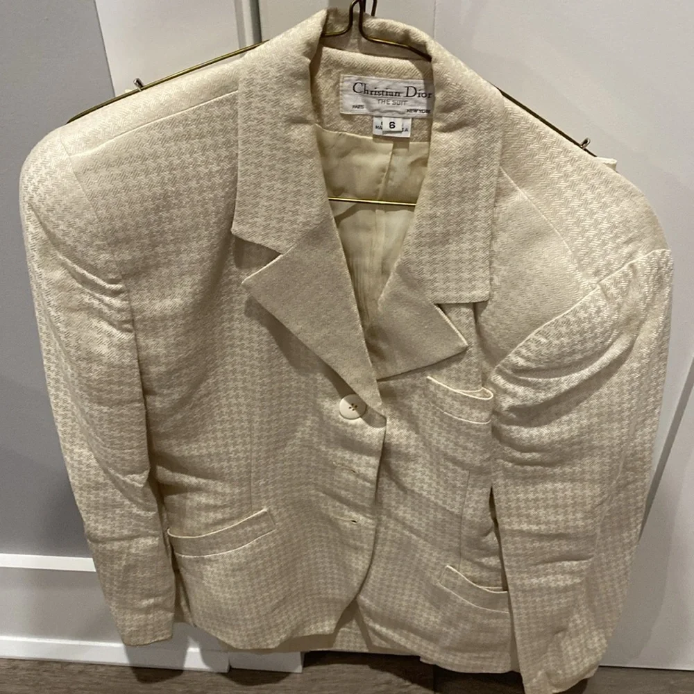 Christian Dior The Suit vintage woman’s 2 piece suit